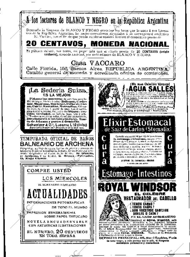 BLANCO Y NEGRO MADRID 16-10-1909 página 2