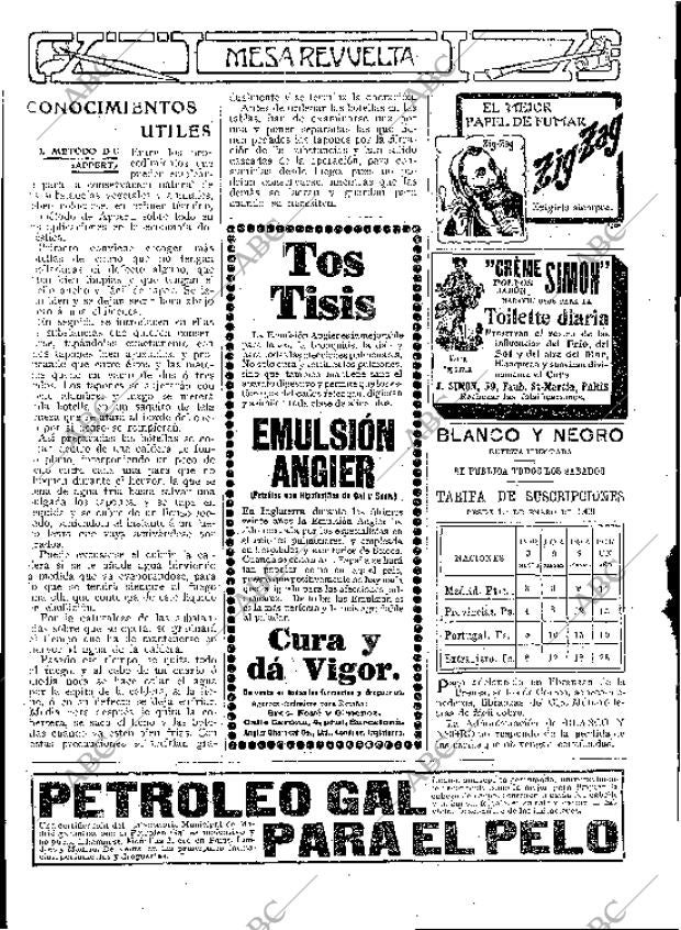 BLANCO Y NEGRO MADRID 16-10-1909 página 26