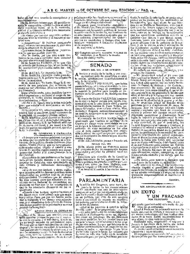 ABC MADRID 19-10-1909 página 14