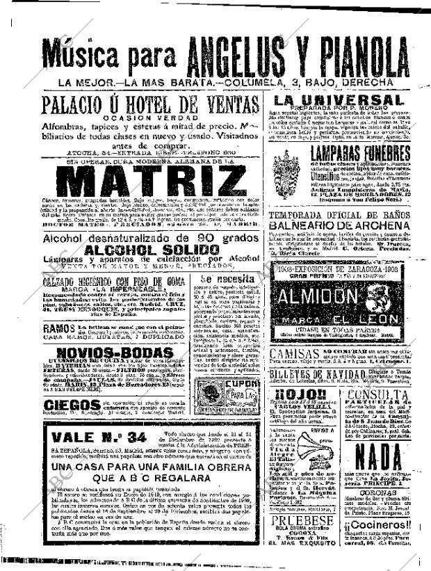 ABC MADRID 19-10-1909 página 20
