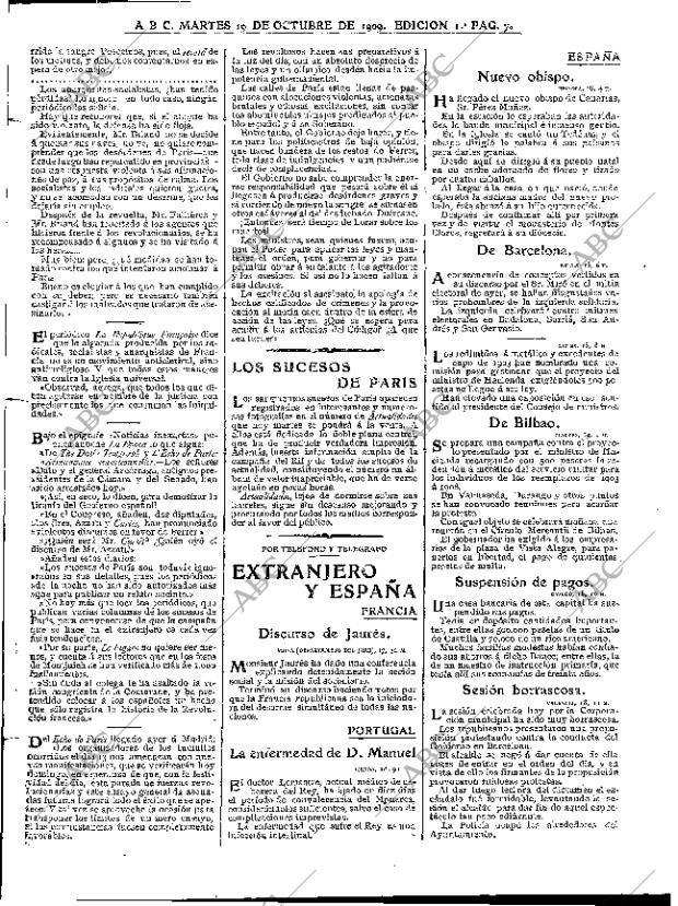 ABC MADRID 19-10-1909 página 7