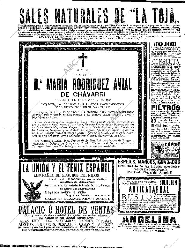 ABC MADRID 20-10-1909 página 18