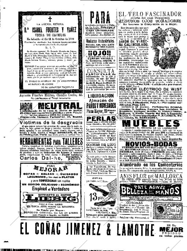 ABC MADRID 22-10-1909 página 18