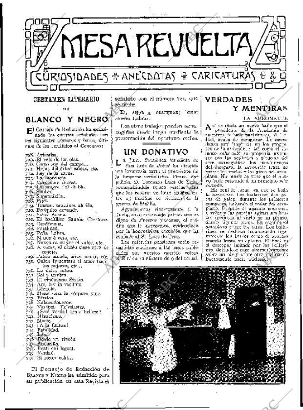 BLANCO Y NEGRO MADRID 23-10-1909 página 23