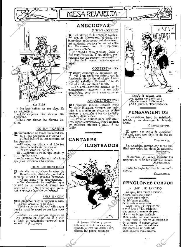 BLANCO Y NEGRO MADRID 23-10-1909 página 25