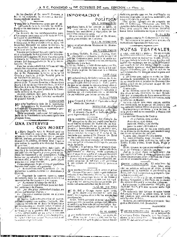 ABC MADRID 24-10-1909 página 10