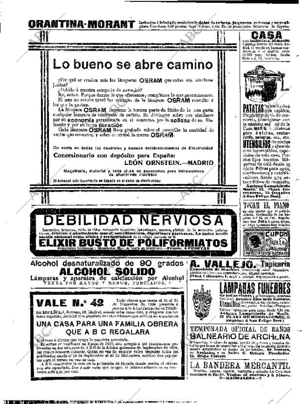 ABC MADRID 27-10-1909 página 20