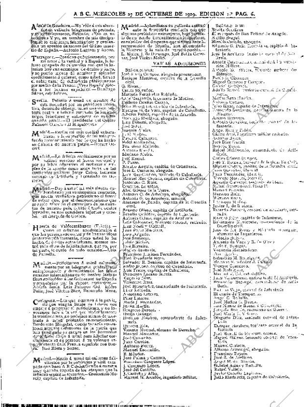 ABC MADRID 27-10-1909 página 6