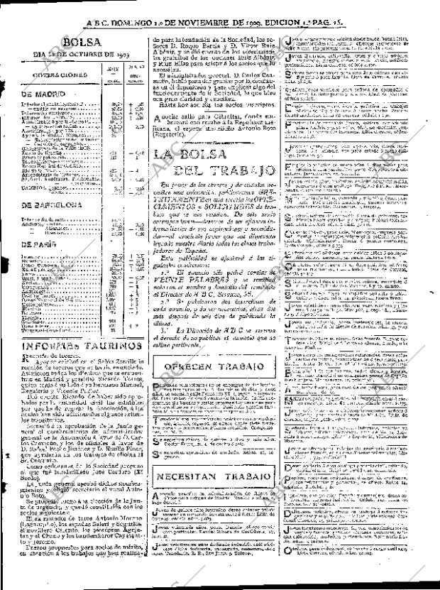 ABC MADRID 31-10-1909 página 15