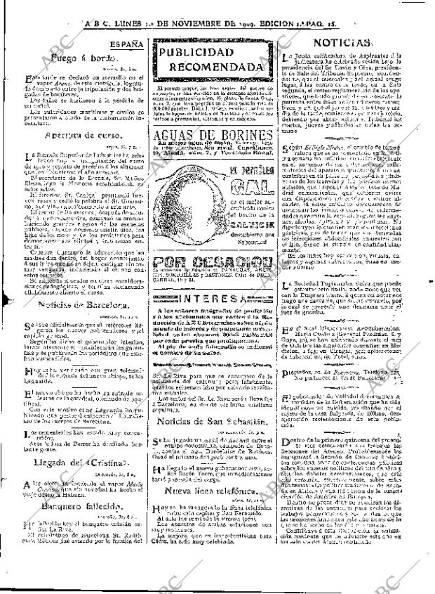 ABC MADRID 01-11-1909 página 15