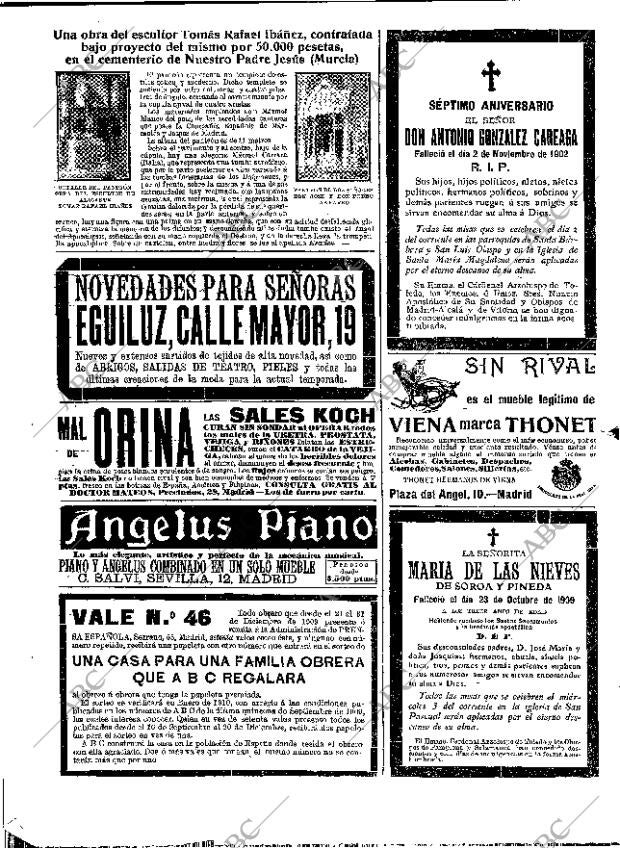 ABC MADRID 01-11-1909 página 20