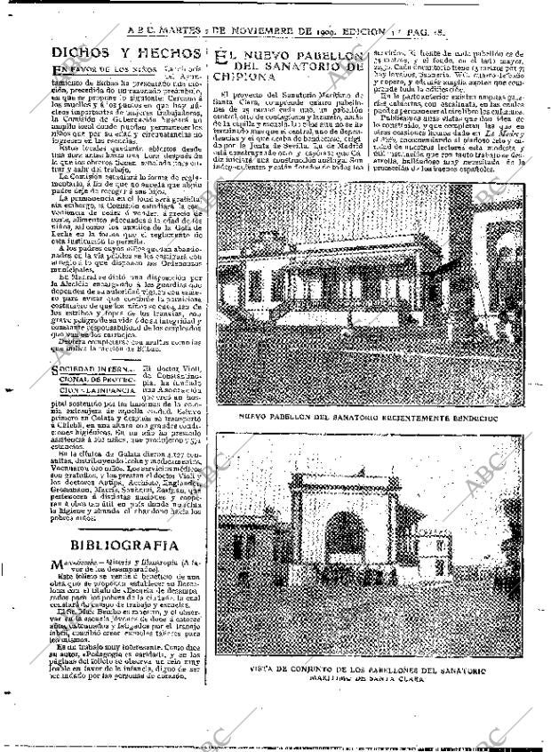 ABC MADRID 02-11-1909 página 18