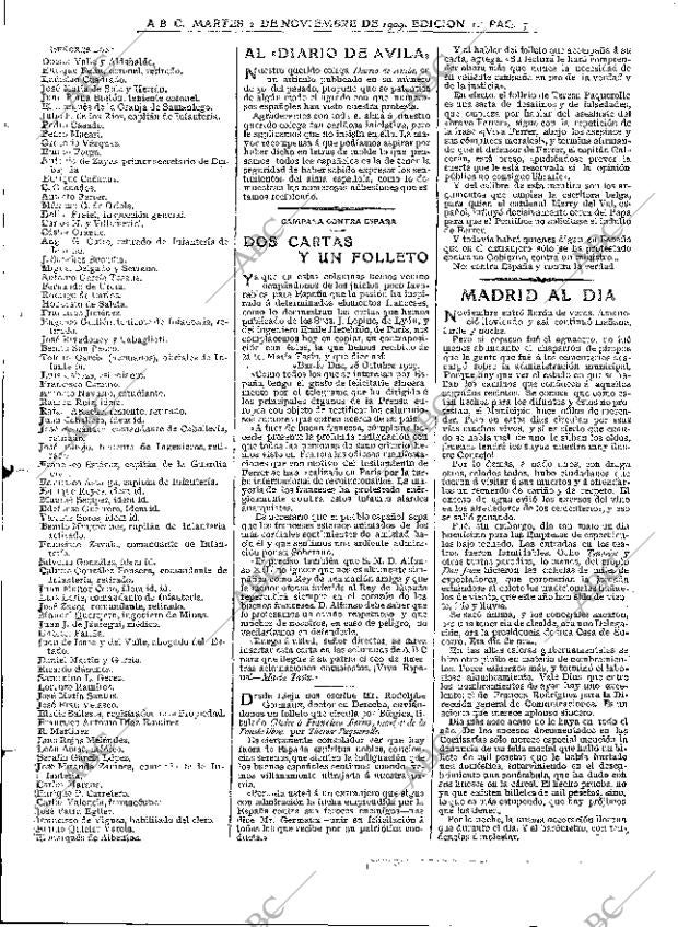 ABC MADRID 02-11-1909 página 7