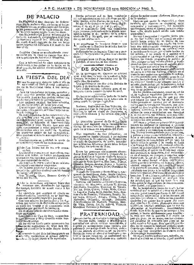 ABC MADRID 02-11-1909 página 8