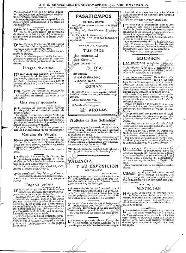 ABC MADRID 03-11-1909 página 15