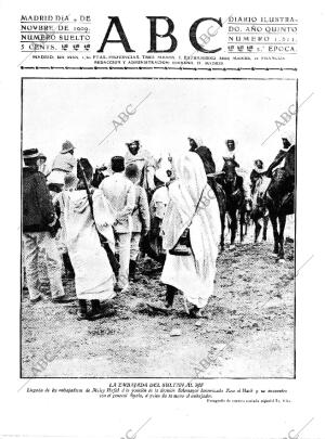 ABC MADRID 04-11-1909 página 1