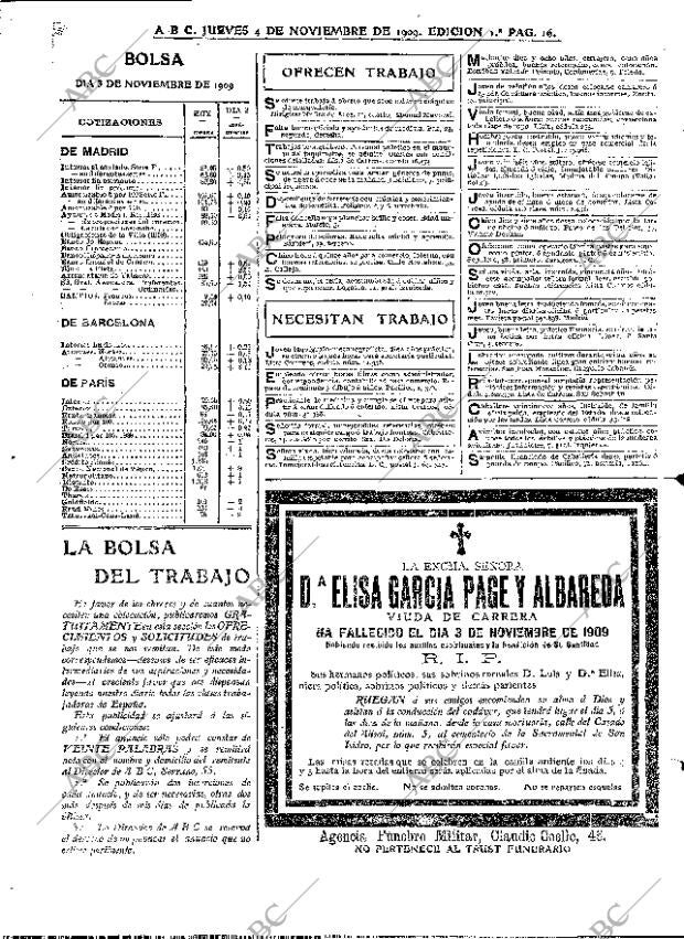 ABC MADRID 04-11-1909 página 16