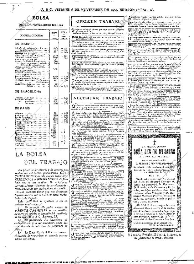 ABC MADRID 05-11-1909 página 16