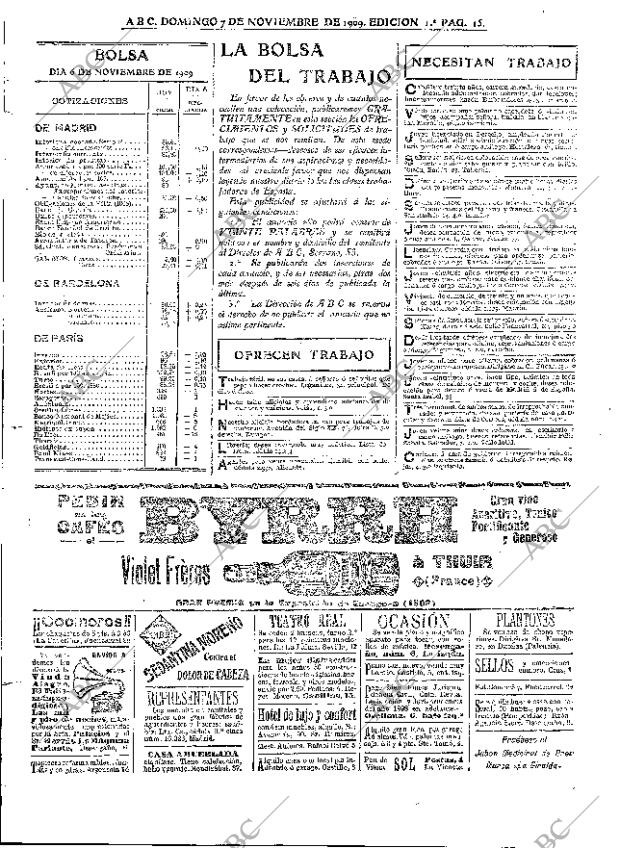 ABC MADRID 07-11-1909 página 15