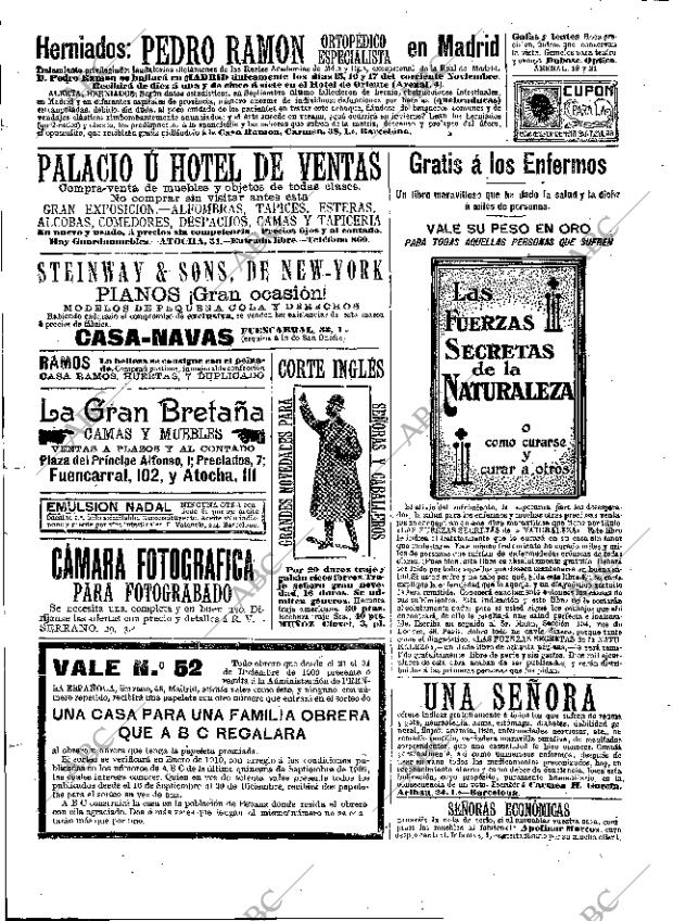 ABC MADRID 07-11-1909 página 17