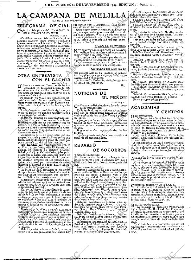 ABC MADRID 12-11-1909 página 10