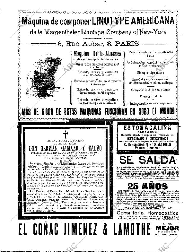 ABC MADRID 13-11-1909 página 20