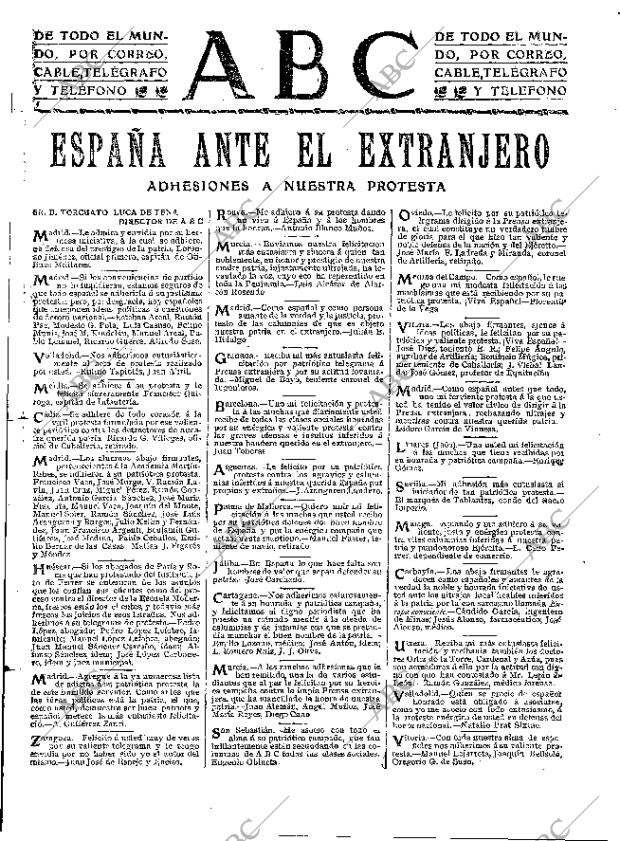 ABC MADRID 13-11-1909 página 5