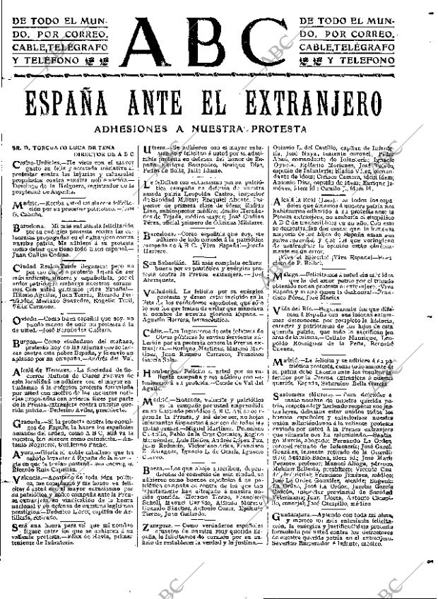 ABC MADRID 15-11-1909 página 3