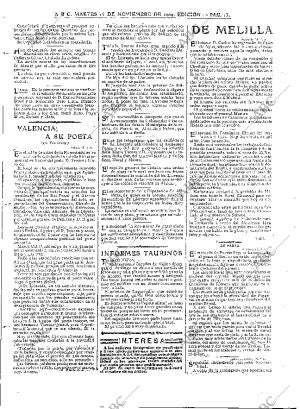 ABC MADRID 16-11-1909 página 13