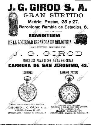 ABC MADRID 17-11-1909 página 20