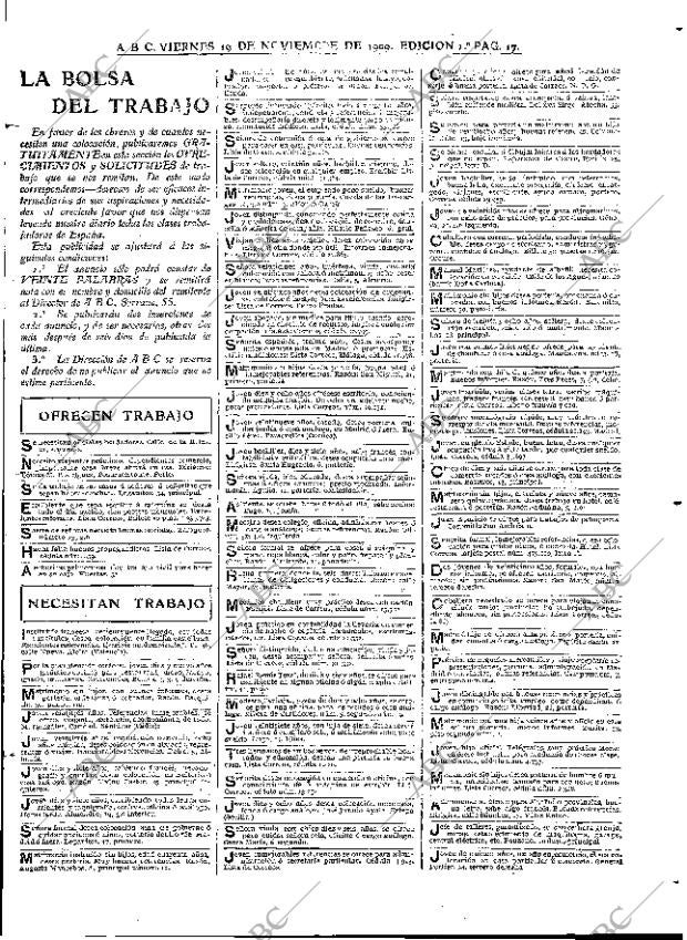 ABC MADRID 19-11-1909 página 17
