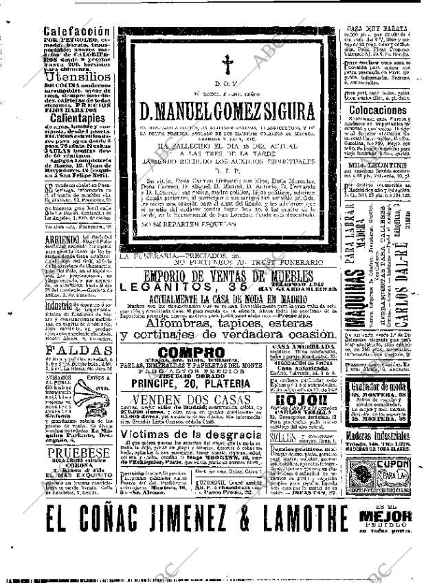 ABC MADRID 19-11-1909 página 18