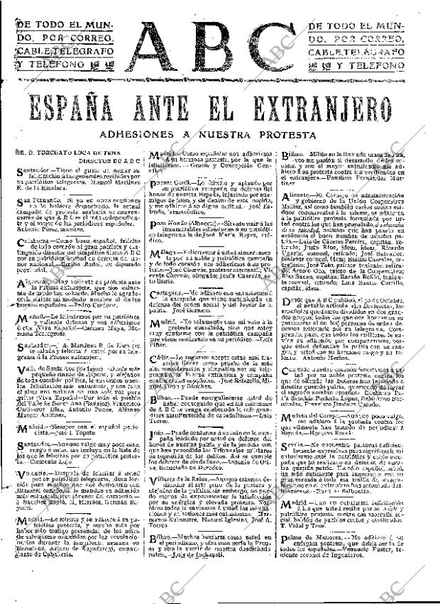 ABC MADRID 19-11-1909 página 5