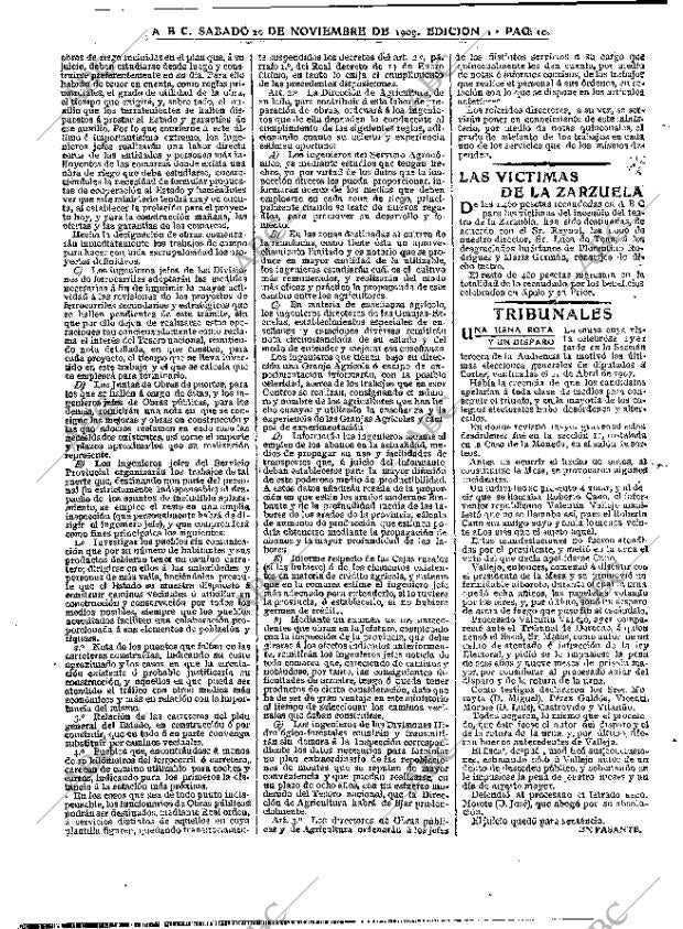 ABC MADRID 20-11-1909 página 10