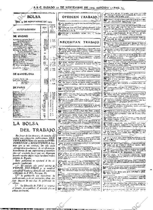 ABC MADRID 20-11-1909 página 14