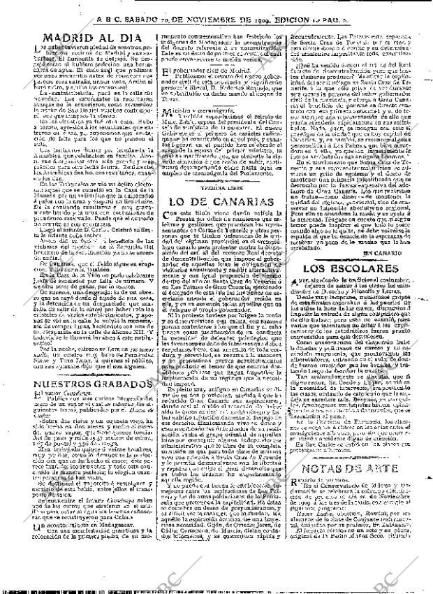 ABC MADRID 20-11-1909 página 6