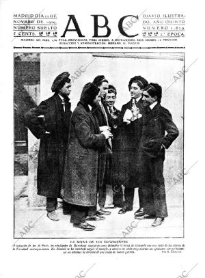 ABC MADRID 22-11-1909 página 1