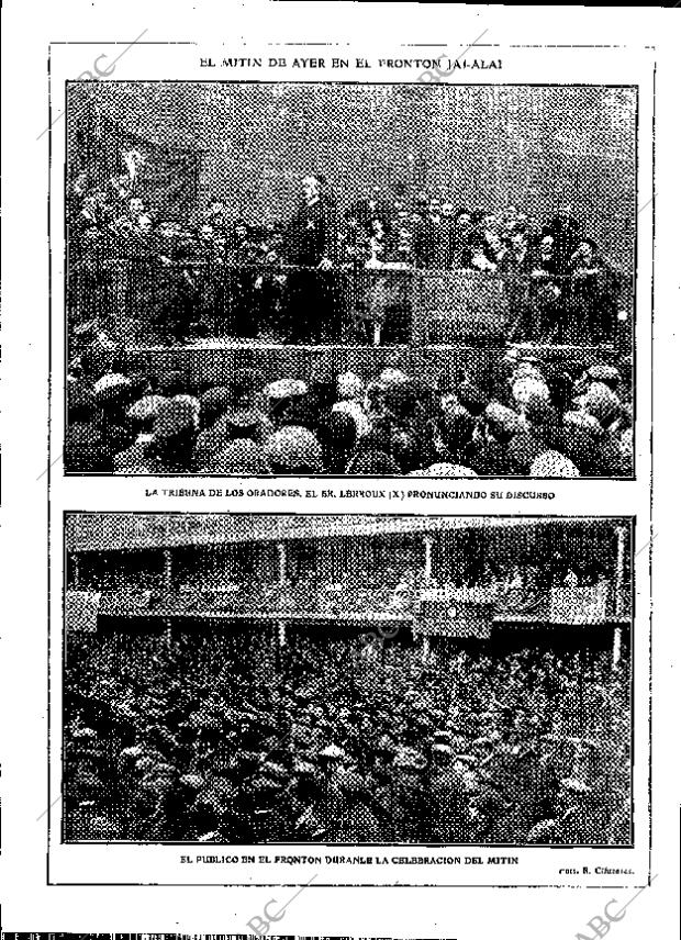ABC MADRID 22-11-1909 página 2