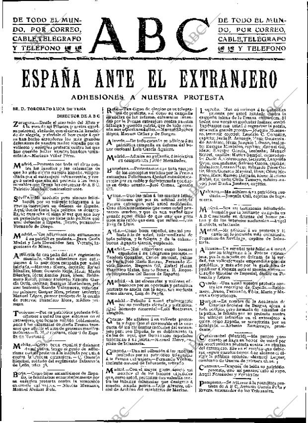 ABC MADRID 22-11-1909 página 3