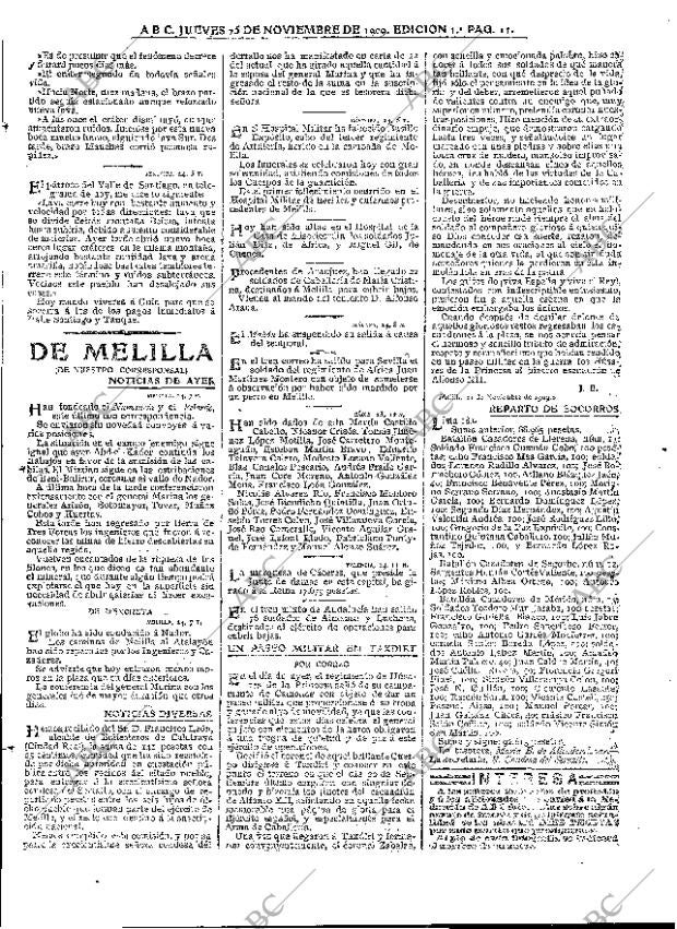 ABC MADRID 25-11-1909 página 11