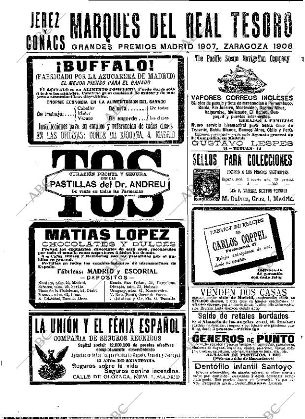ABC MADRID 25-11-1909 página 18