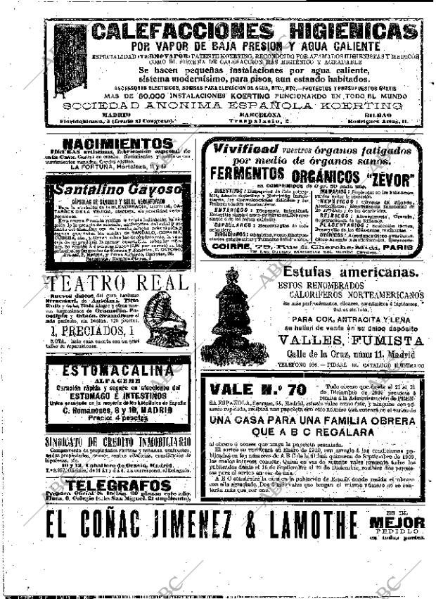 ABC MADRID 25-11-1909 página 20