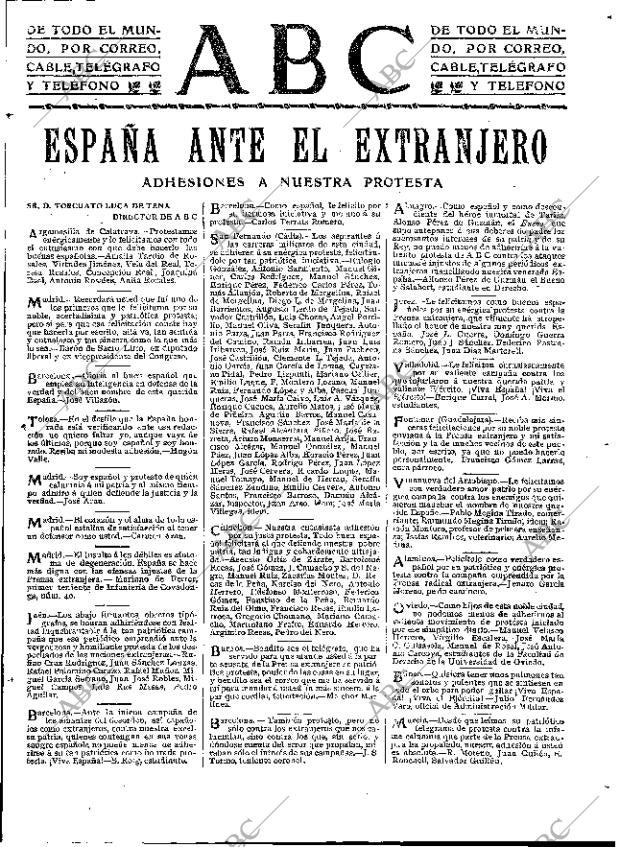 ABC MADRID 25-11-1909 página 3