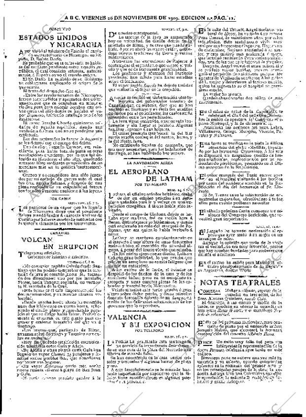 ABC MADRID 26-11-1909 página 11