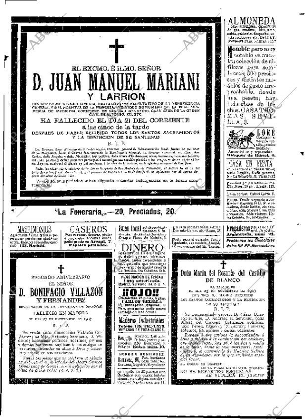 ABC MADRID 26-11-1909 página 17