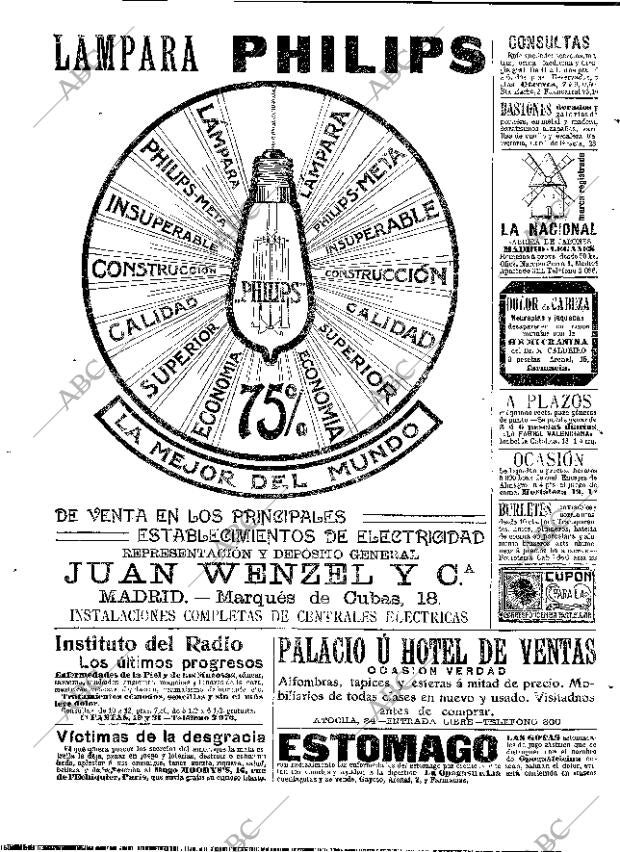 ABC MADRID 26-11-1909 página 20