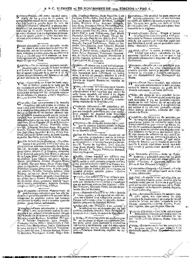 ABC MADRID 26-11-1909 página 6