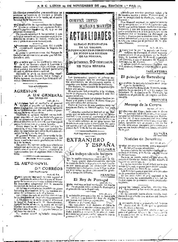 ABC MADRID 29-11-1909 página 12