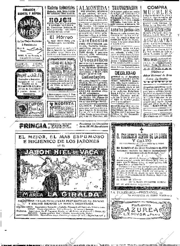 ABC MADRID 29-11-1909 página 16