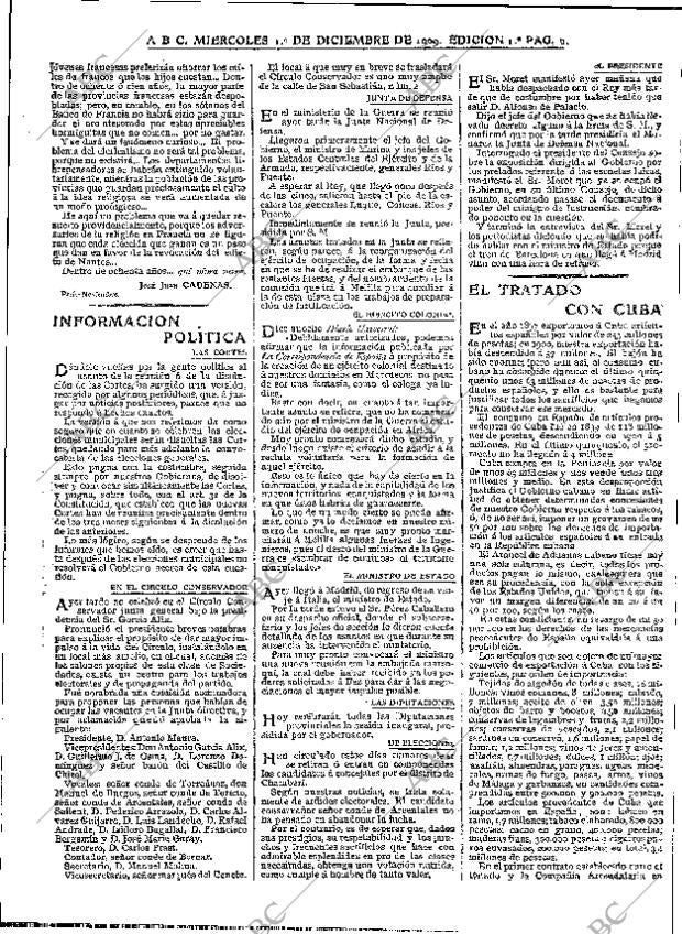 ABC MADRID 01-12-1909 página 6